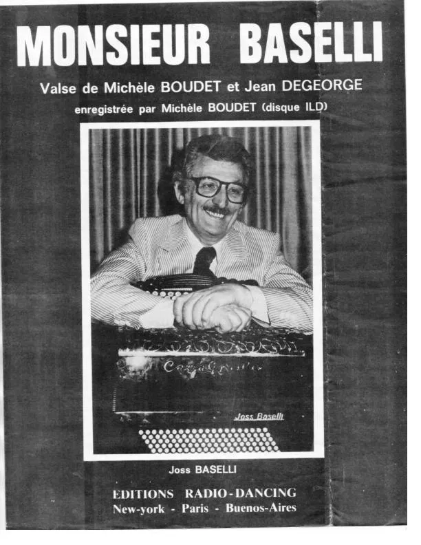 télécharger la partition d'accordéon Monsieur Baselli (Valse) au format PDF