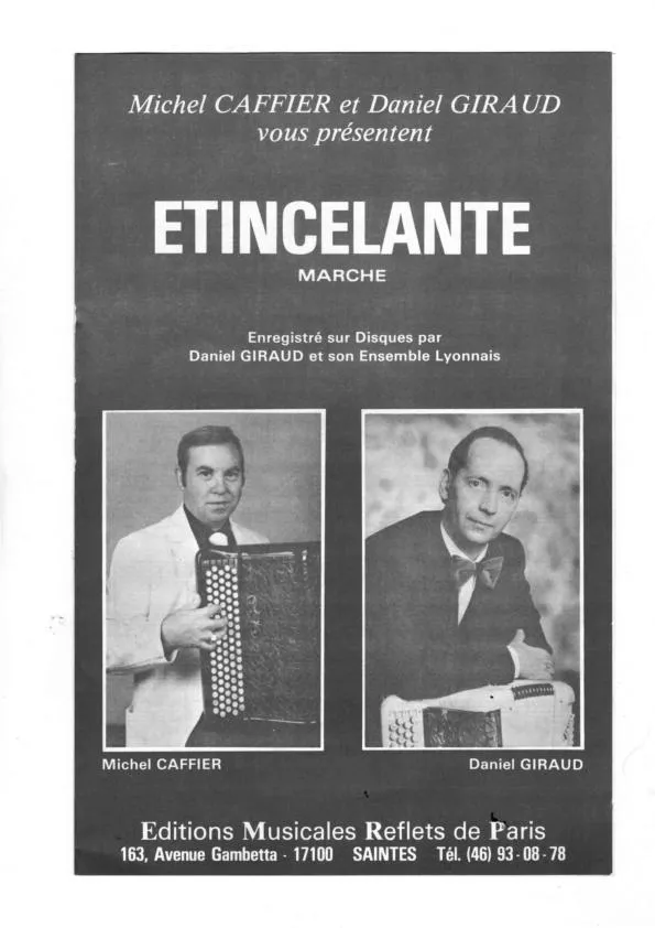 télécharger la partition d'accordéon Etincelante (Arrangement Eliane Margelli) (Marche) au format PDF