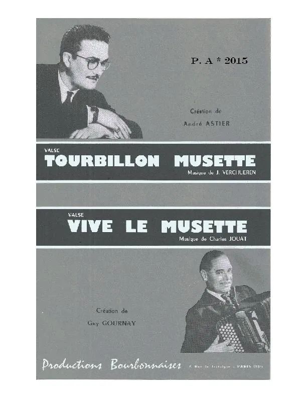 télécharger la partition d'accordéon Vive le musette (Créée par Guy Gournay) (Valse) au format PDF