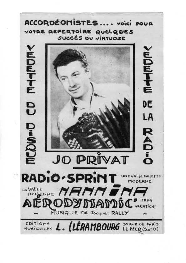 télécharger la partition d'accordéon Radio Sprint (Valse Musette Moderne) au format PDF