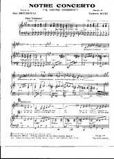 télécharger la partition d'accordéon Notre concerto (Il nosto concerto) (Slow) au format PDF