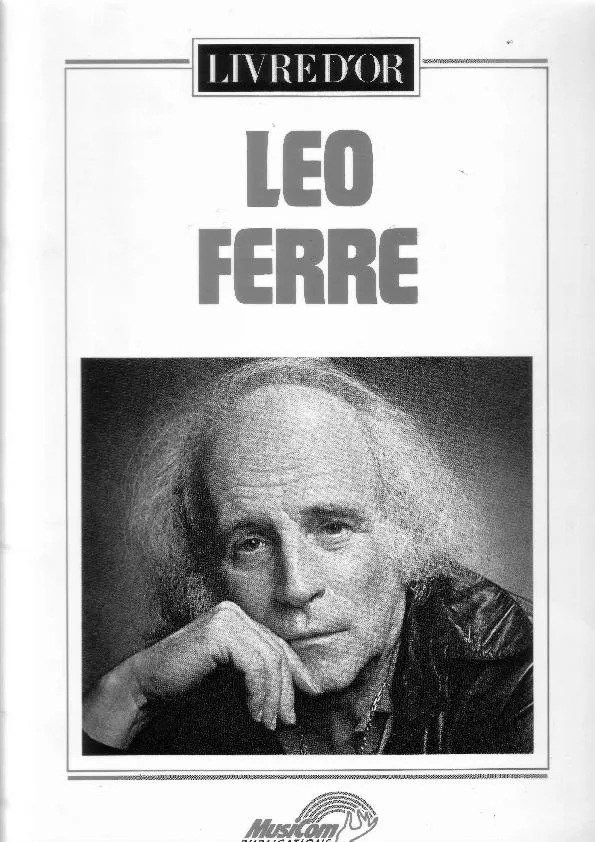 télécharger la partition d'accordéon Livre d'Or : Léo Ferré (15 titres) au format PDF