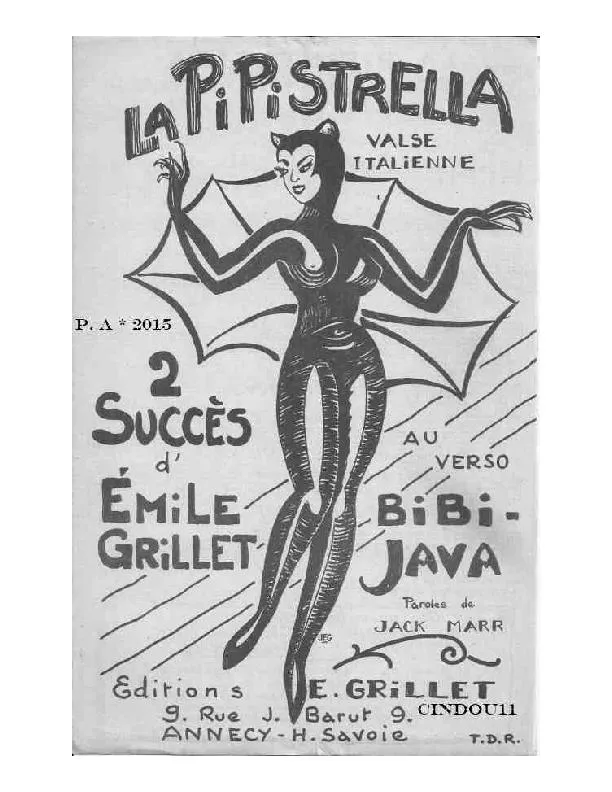 télécharger la partition d'accordéon La Pipistrella + Bibi Java (Orchestration Complète) au format PDF