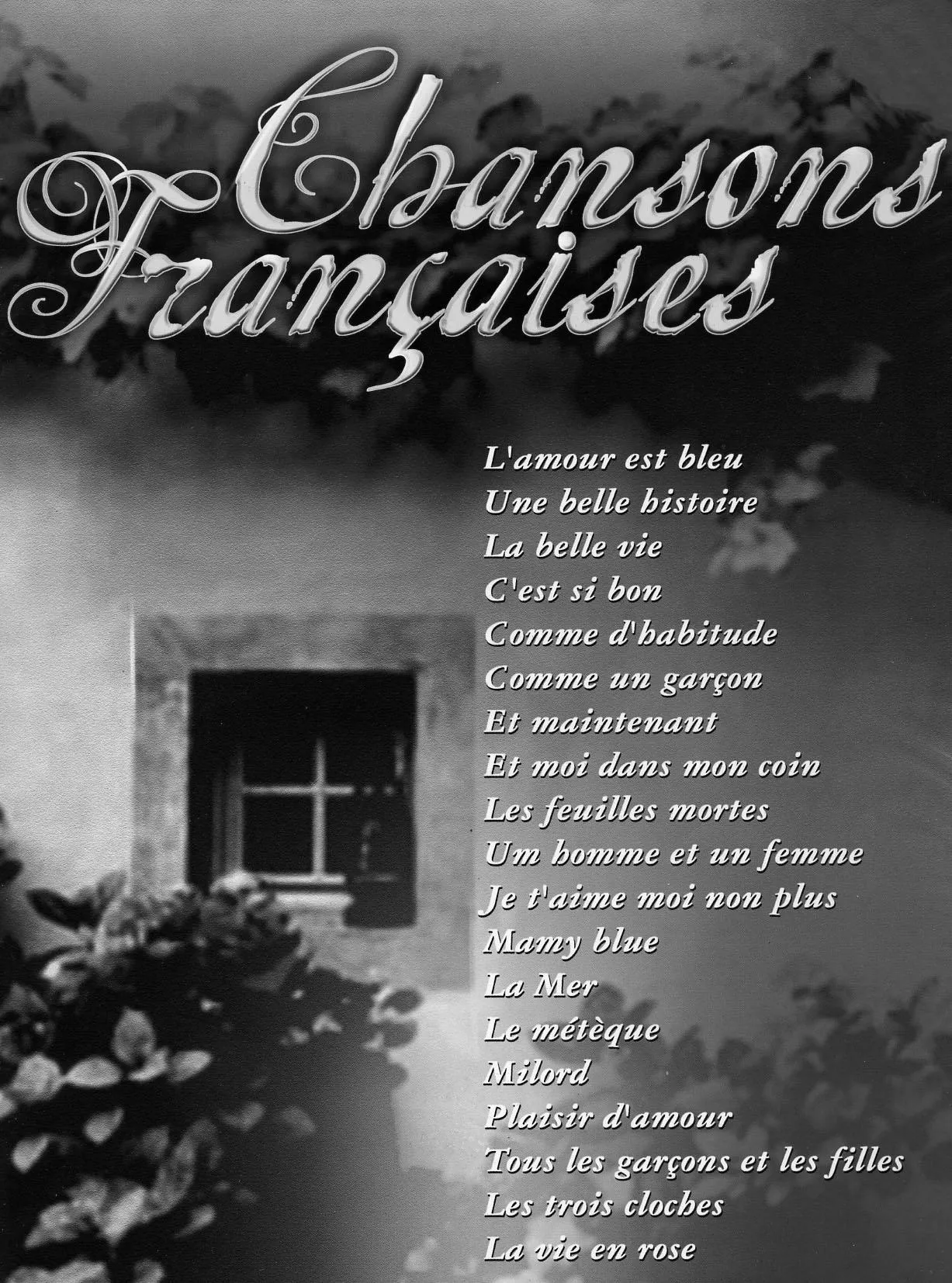 télécharger la partition d'accordéon Chansons Françaises (19 titres) au format PDF