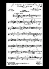 télécharger la partition d'accordéon Toros y toreros (Le torero le meilleur) (Arrangement : Yvonne Thomson) (Paso Doble) au format PDF