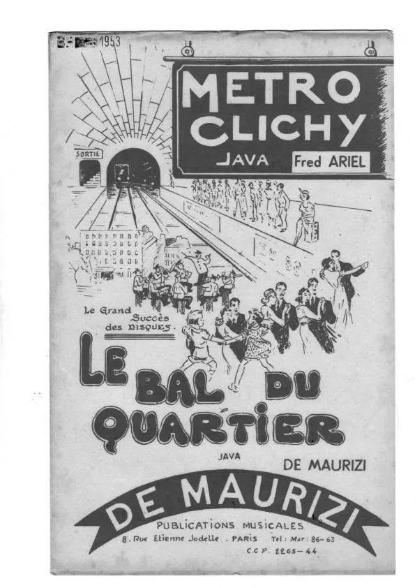 télécharger la partition d'accordéon Métro Clichy (Orchestration) (Java) au format PDF