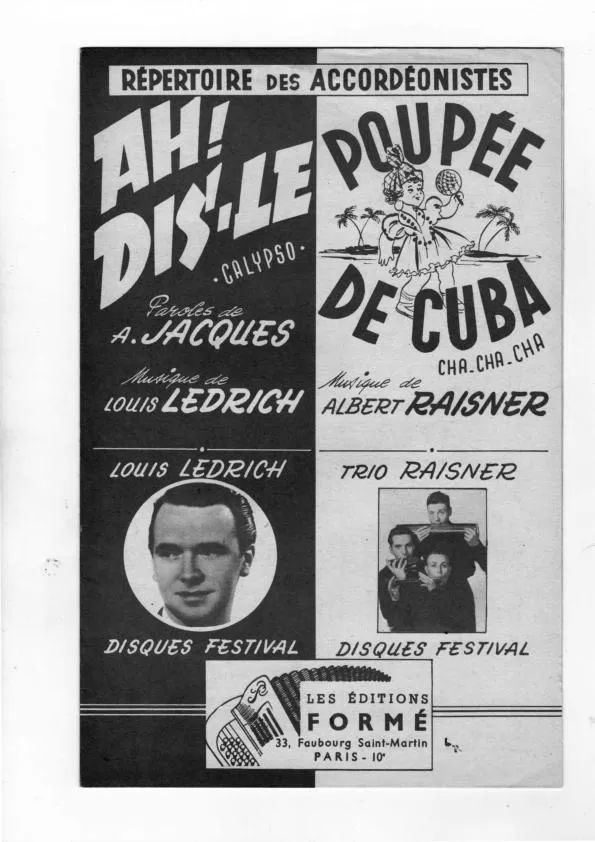 télécharger la partition d'accordéon Poupée de Cuba (Orchestration) (Cha Cha Cha) au format PDF