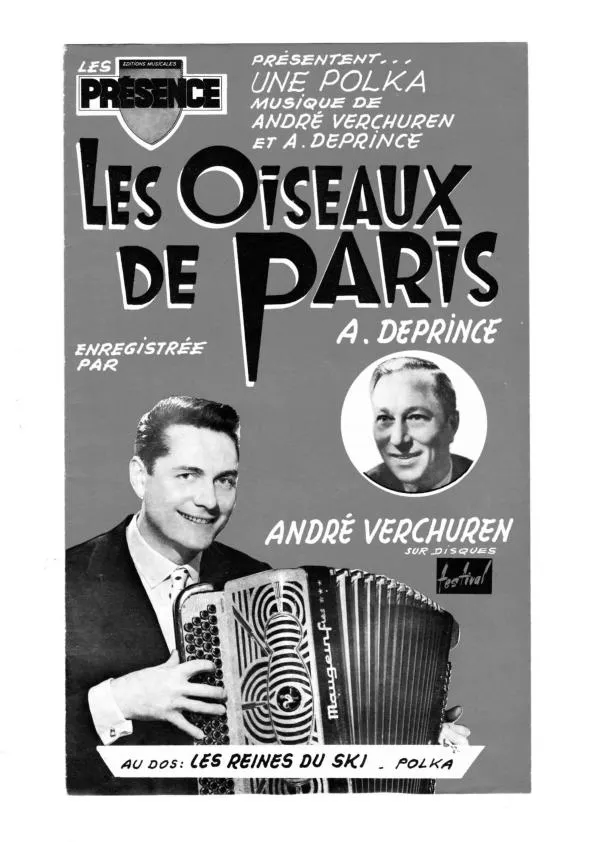 télécharger la partition d'accordéon Les oiseaux de Paris (Orchestration Complète) (Polka) au format PDF
