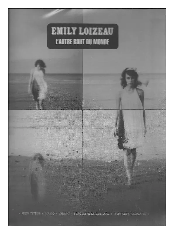 télécharger la partition d'accordéon Emily Loiseau : L'autre bout du monde (16 titres) au format PDF