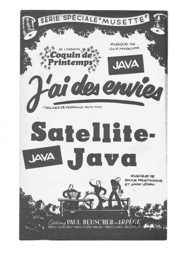 télécharger la partition d'accordéon J'ai des envies (De l'Opérette : Coquin de printemps) (Orchestration) (Java) au format PDF