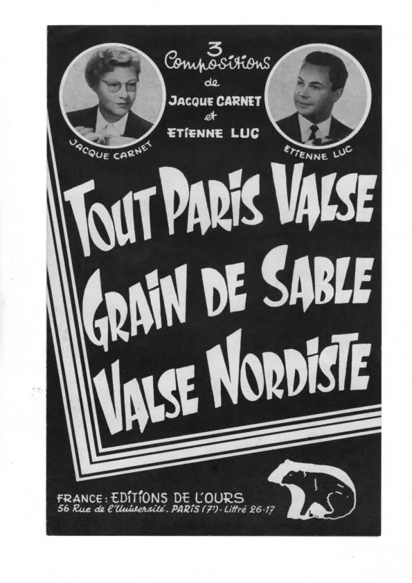 télécharger la partition d'accordéon Grain de sable (Valse Musette) au format PDF