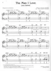 télécharger la partition d'accordéon The man I love (Arrangement : Hans-Günter Heumann) (Jazz Ballad) au format PDF