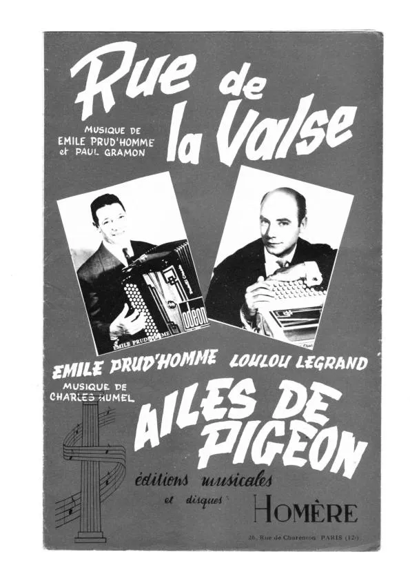 télécharger la partition d'accordéon Rue de la valse (Orchestration) au format PDF