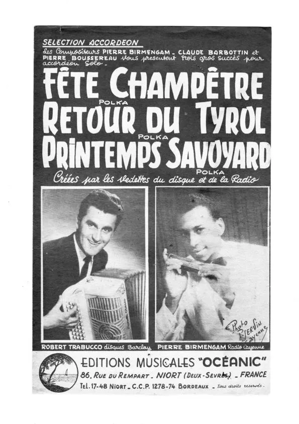 télécharger la partition d'accordéon Retour du Tyrol (Polka) au format PDF