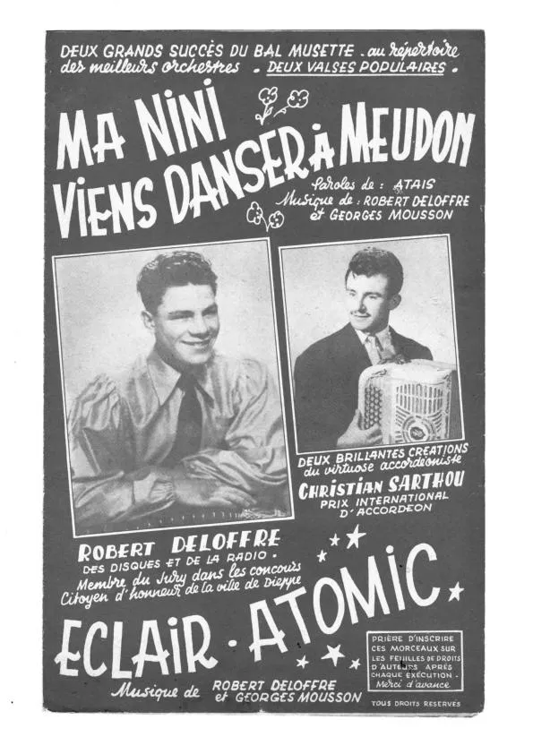 télécharger la partition d'accordéon Eclair Atomic + La Dieppoise (Valse Musette) au format PDF