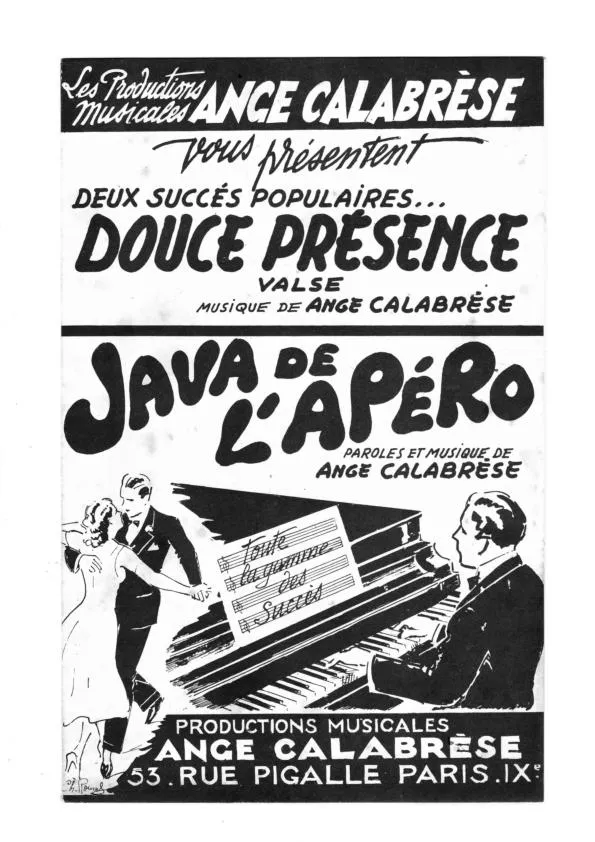 télécharger la partition d'accordéon Java de l'apéro (Orchestration) au format PDF