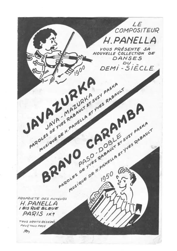 télécharger la partition d'accordéon Javazurka + Bravo Caramba (Java + Paso Doble) au format PDF