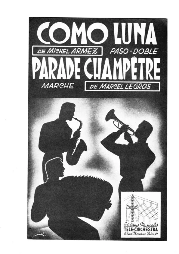télécharger la partition d'accordéon Como Luna (Orchestration Complète) (Paso Doble) au format PDF