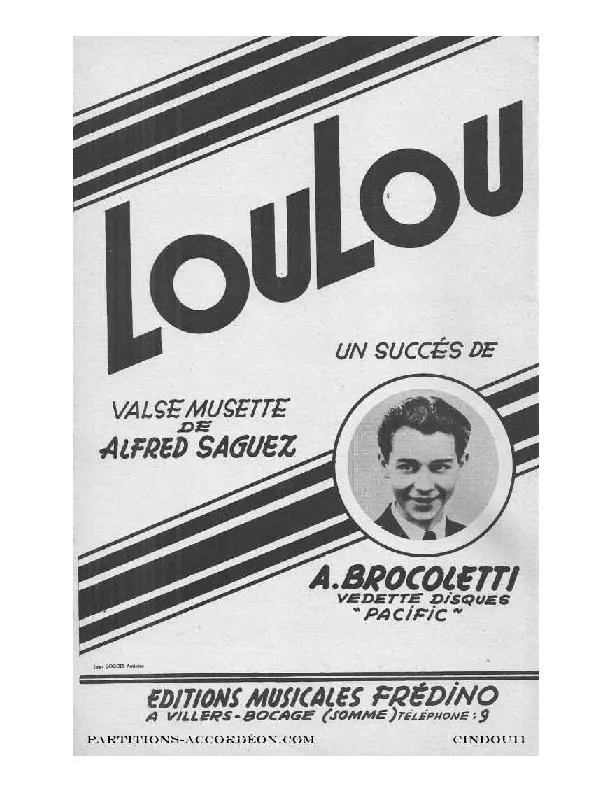 télécharger la partition d'accordéon Loulou (Orchestration) (Valse Musette) au format PDF
