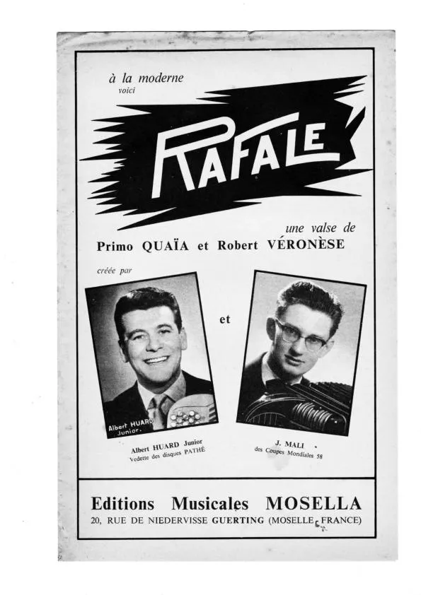 télécharger la partition d'accordéon Rafale (Orchestration) (Valse Moderne) au format PDF