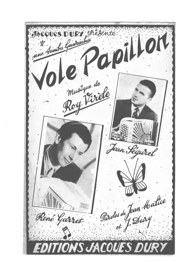 télécharger la partition d'accordéon Vole papillon (Guaracha) au format PDF