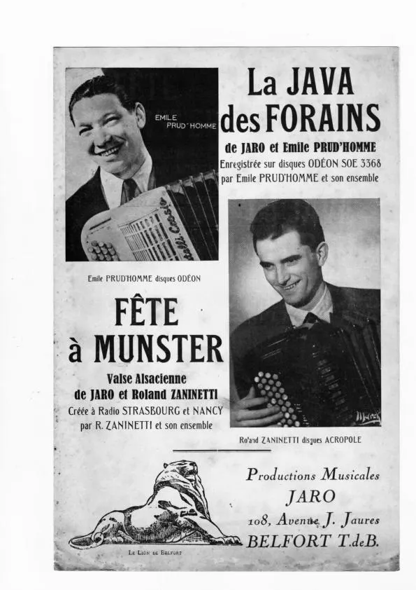 télécharger la partition d'accordéon Fête à Munster (Valse Alsacienne) au format PDF