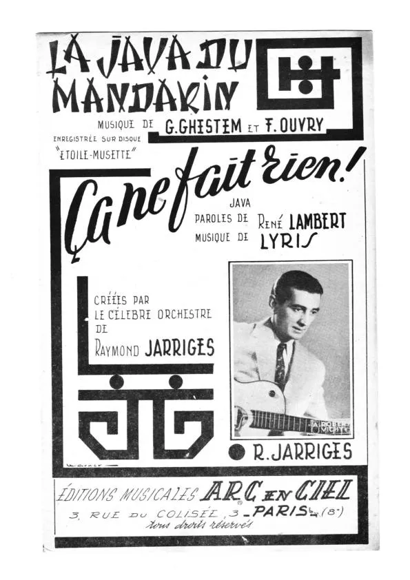télécharger la partition d'accordéon La java du Mandarin (Orchestration) au format PDF