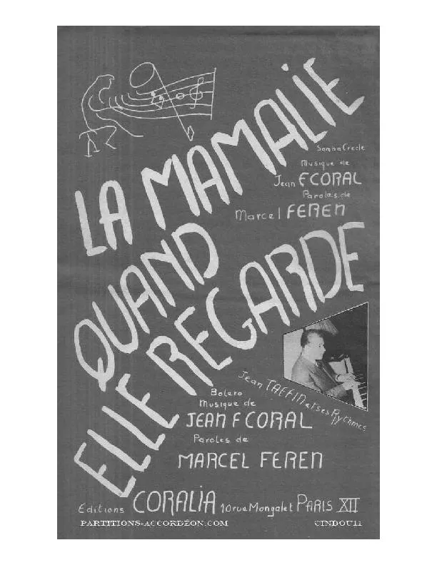 télécharger la partition d'accordéon La Mamalie (Orchestration) (Samba Créole) au format PDF