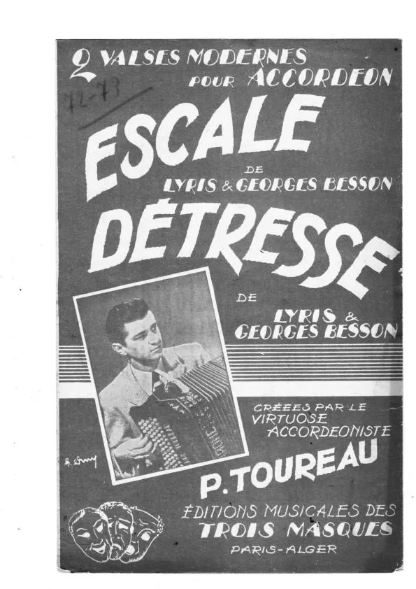 télécharger la partition d'accordéon Escale (Valse Musette) au format PDF
