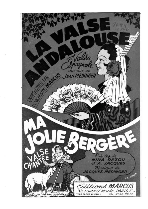 télécharger la partition d'accordéon Ma jolie bergère (Orchestration) (Java) au format PDF