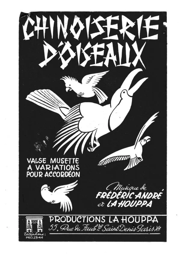 télécharger la partition d'accordéon Chinoiseries d'oiseaux (Valse Musette) au format PDF