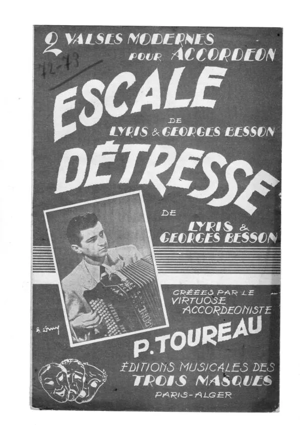 télécharger la partition d'accordéon Détresse (Valse Musette) au format PDF