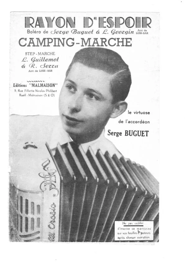 télécharger la partition d'accordéon Camping Marche (Arrangement : Luss-Bar) au format PDF