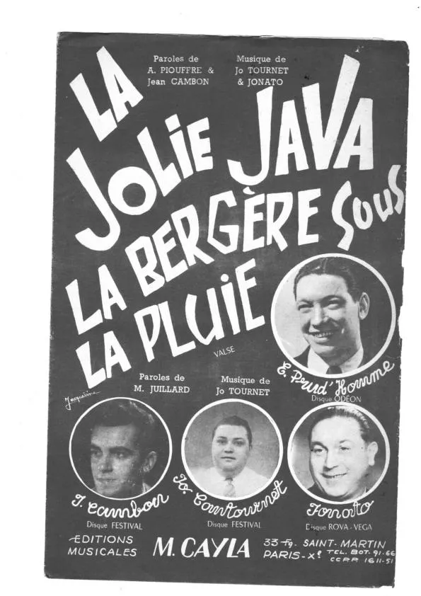 télécharger la partition d'accordéon La bergère sous la pluie (Arrangement : Jean Ségurel) (Chant : André Var) (Valse) au format PDF