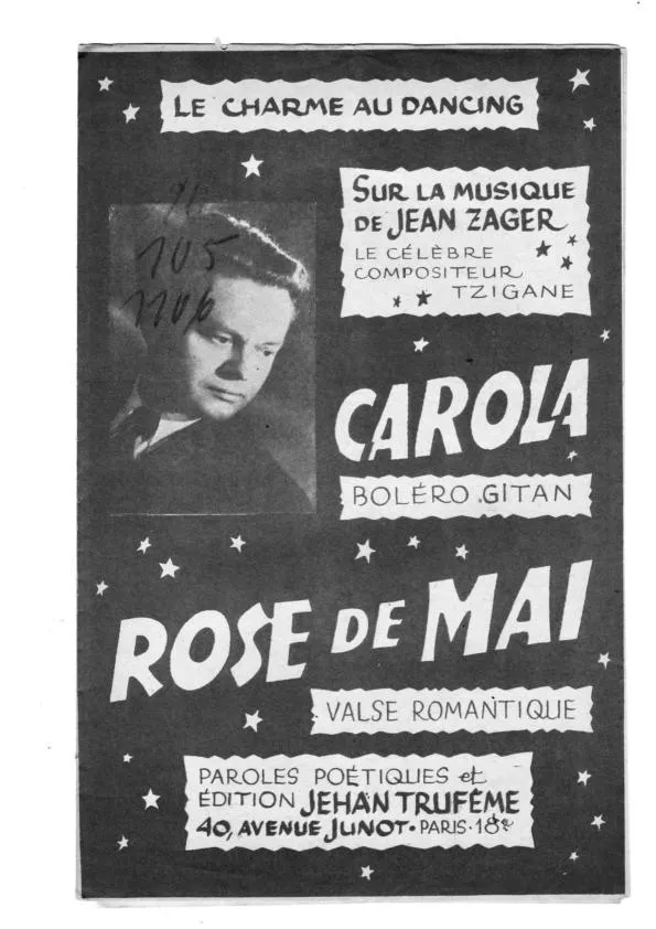 télécharger la partition d'accordéon Rose de mai + Carola (Valse + Boléro) au format PDF