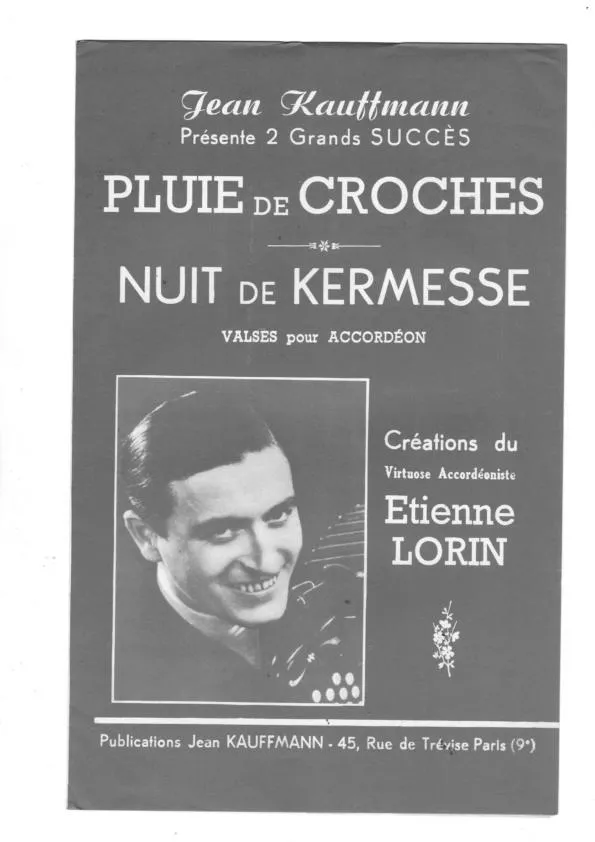 télécharger la partition d'accordéon Pluie de croches (Valse) au format PDF