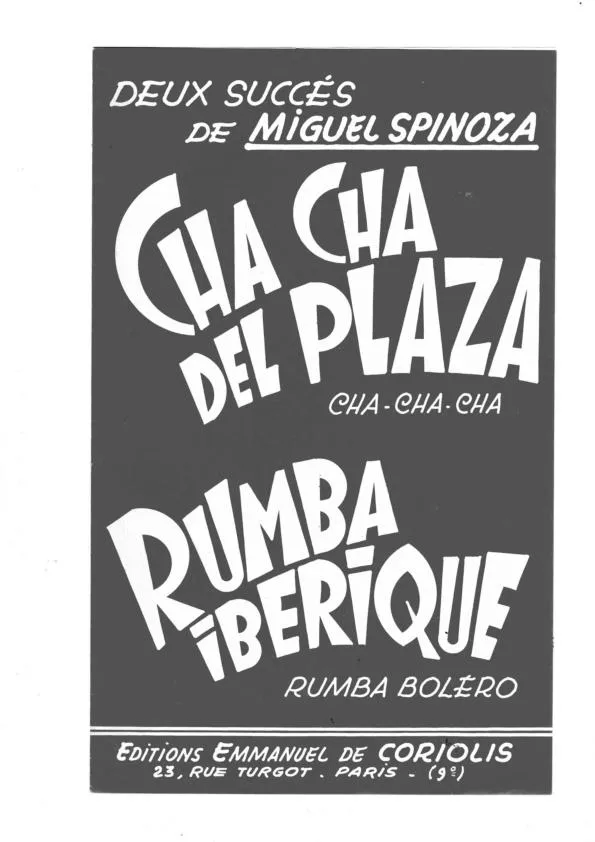 télécharger la partition d'accordéon Cha Cha del plaza (Orchestration Complète) au format PDF