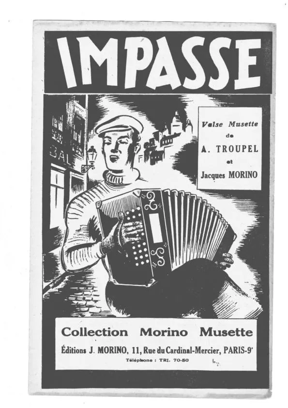 télécharger la partition d'accordéon Impasse (Valse Musette) au format PDF