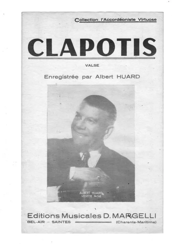 télécharger la partition d'accordéon Clapotis (Valse) au format PDF