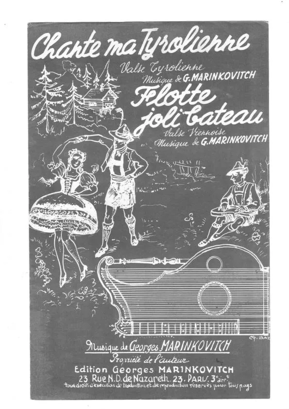 télécharger la partition d'accordéon Chante ma Tyrolienne + Flotte joli bateau (Orchestration) (Valse) au format PDF