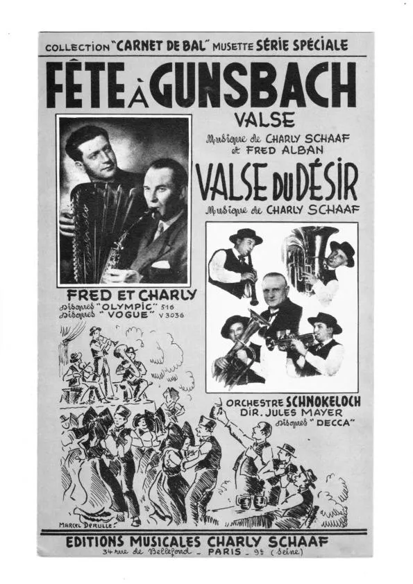 télécharger la partition d'accordéon Fête à Gunsbach (Orchestration) (Valse Alsacienne) au format PDF