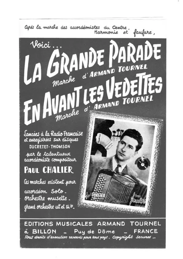 télécharger la partition d'accordéon La grande parade (Orchestration Complète) (Marche) au format PDF