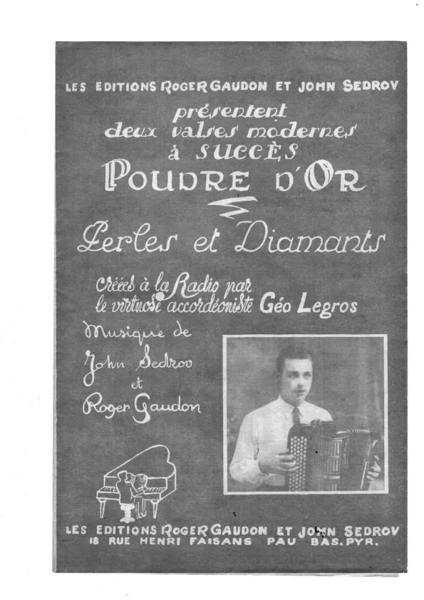 télécharger la partition d'accordéon Poudre d'or (Orchestration) (Valse) au format PDF