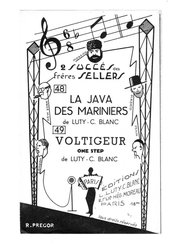 télécharger la partition d'accordéon La java des mariniers (Orchestration Complète) au format PDF