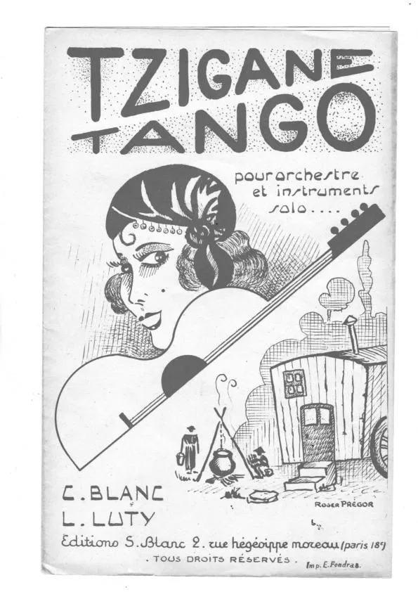 télécharger la partition d'accordéon Tzigane Tango au format PDF