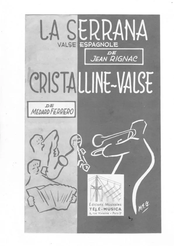 télécharger la partition d'accordéon Cristalline Valse au format PDF