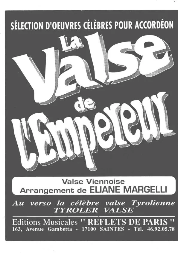 télécharger la partition d'accordéon La valse de l'Empereur au format PDF