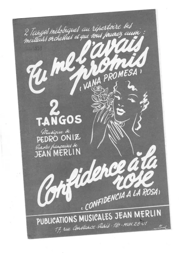 télécharger la partition d'accordéon Confidence à la rose (Confidencia a la rosa) (Tango) au format PDF