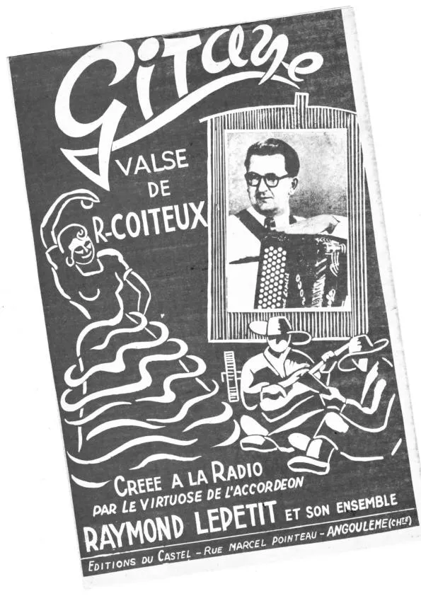 télécharger la partition d'accordéon Gitane (Valse) au format PDF