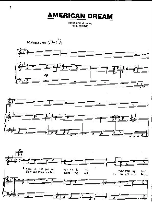 télécharger la partition d'accordéon American Dream au format PDF